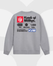 Kuvâ-yi Milliye 2024 Gri Voleybol Sweatshirt - Görsel 3