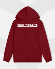 Kuvâ-yi Milliye 2026 Bordo Hoodie - Görsel 3